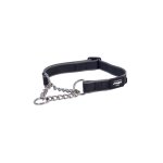 Rogz Dog Amphibian Control Collar Chain Large Black